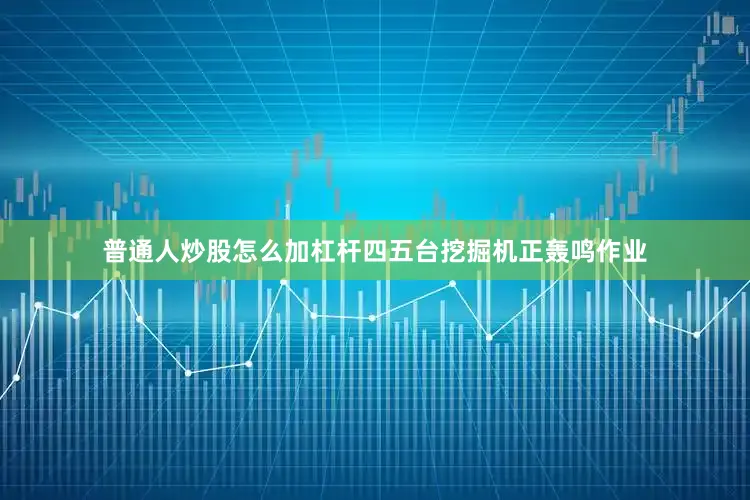 普通人炒股怎么加杠杆四五台挖掘机正轰鸣作业