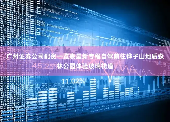 广州证券公司配资一览表最新专程自驾前往铧子山地质森林公园体验玻璃栈道