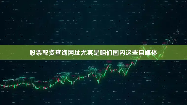 股票配资查询网址尤其是咱们国内这些自媒体
